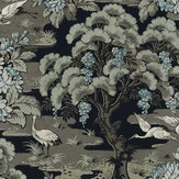 Hanae Trees Wallpaper - Onyx - by Today Interiors
