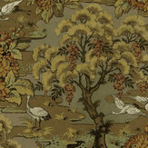 Hanae Trees Wallpaper - Caramel - by Today Interiors