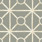 Zhen Bamboo Wallpaper - Grey - by Today Interiors
