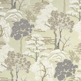 Mori Trees Wallpaper - Macademia - by Today Interiors