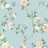 Jangmi Trail Wallpaper - Bluebell - by Today Interiors