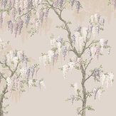 Panoramique Wisteria Garden Mural - Améthyste pâle - Laura Ashley