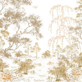 Talbenny Mural - Truffle Natural - by Laura Ashley