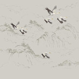 Revestimiento mural Animalia Mural - Plateado - de Laura Ashley