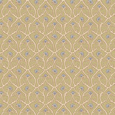 Mallow Trellis Wallpaper - Light Green - by Josephine Munsey