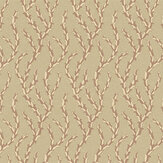 Tiddle  Wallpaper - Pink and Stone - by Josephine Munsey