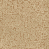 Wiggleton  Wallpaper - Brown - by Josephine Munsey