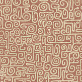 Wiggleton  Wallpaper - Red  - by Josephine Munsey