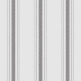 Lane Stripe Wallpaper - Black - by Galerie
