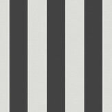 Classic Stripe Wallpaper - Black - by Galerie