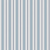 Royal Stripe Wallpaper - Blue - by Galerie