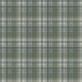 Oxford Check Wallpaper - Green - by Galerie