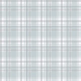 Oxford Check Wallpaper - Blue - by Galerie