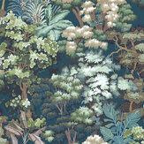 Canopia  Wallpaper - Petrol - by Josephine Munsey