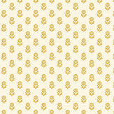 Papier peint Woodblock - Crème et jaune - Joules. Cliquez pour en savoir plus et lire la description.