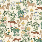Folk Forest Wallpaper - Multi - by Joules
