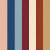 Heritage Stripe Wallpaper - Multi - by Joules