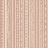 Decorative Stripe Wallpaper - Pink - by Joules