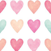 Colour My Heart Mural - Pink - by Origin Murals