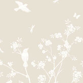 Blossom Trail Mural - Natural / Stone - by Origin Murals