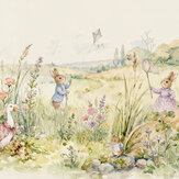 Panoramique Bunnies - Menthe - Coordonne