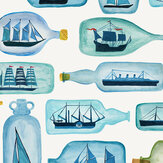 Ahoy!  Wallpaper - High Tide - by Mini Moderns. Click for more details and a description.