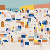 Hometown Mural - Peach - by Coordonne