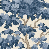 Eken Wallpaper - Blue - by Sandberg