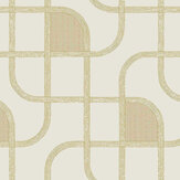 Papier peint Trace - Blanc / crème - Eijffinger
