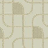 Papier peint Trace - Vert / gris - Eijffinger