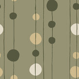 Cascade  Wallpaper - Olive - by Mini Moderns. Click for more details and a description.