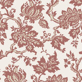 Jacobean Wallpaper - Russet - by Martha Stewart