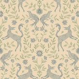Fable Wallpaper - Blue - by Eijffinger. Click for more details and a description.