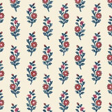 Paisley Flower Wallpaper - Ruby - by Dado Atelier