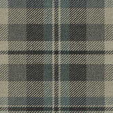 Dundee Wallpaper - Grey / Blue - by Carl Robinson