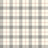 Torridon Wallpaper - Black / Red / Cream - by Carl Robinson