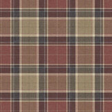 Stirling Wallpaper - Red/ Tan - by Carl Robinson