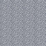 Sweet Alyssum Wallpaper - Denim Blue - by Laura Ashley