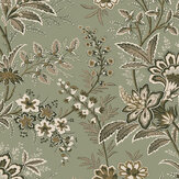 Marlbrook Wallpaper - Sage Green - by Laura Ashley