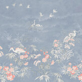 Revestimiento mural Avielle - Azul tiza - de Laura Ashley