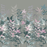 Revestimiento mural Alderwick - Verde azulado vintage - de Laura Ashley