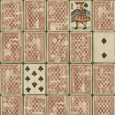 House of Cards Wallpaper - Antique Red - by Dado Atelier