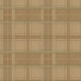 Shetland Plaid Wallpaper - Antique - by Mulberry Home