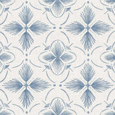 Sari Wallpaper - Blue - by Seabrook Designs. Click for more details and a description.