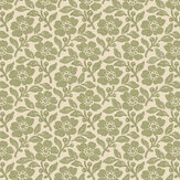 Martock Sprig Wallpaper - Moss - by Mulberry Home
