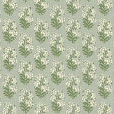 Heirloom Sprig Wallpaper - Lovat - by Mulberry Home