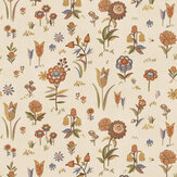 Firle Meadow Wallpaper - Spice - by Mulberry Home