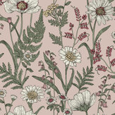 Wild Meadow Wallpaper - Blush - by Albany