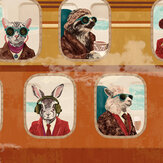 Cabin Class Wallpaper - Retro Spice - by Brand McKenzie. Click for more details and a description.