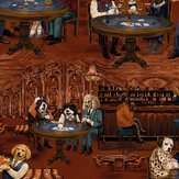 Canine Cards Wallpaper - Mahogany House - by Brand McKenzie